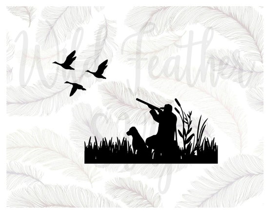 Duck Hunter Svg Duck Hunting Dog Svg Cut File Svg File Etsy