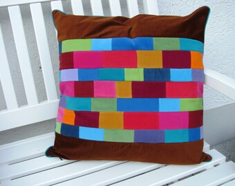 Cushion cover colorful Tristesse1 50x50