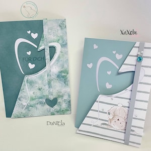 Fichier plotter carte coeur, fichier plotter pour papier, carte pliante au format svg et dxf pour traceurs de découpe, papeterie par senSEASONal