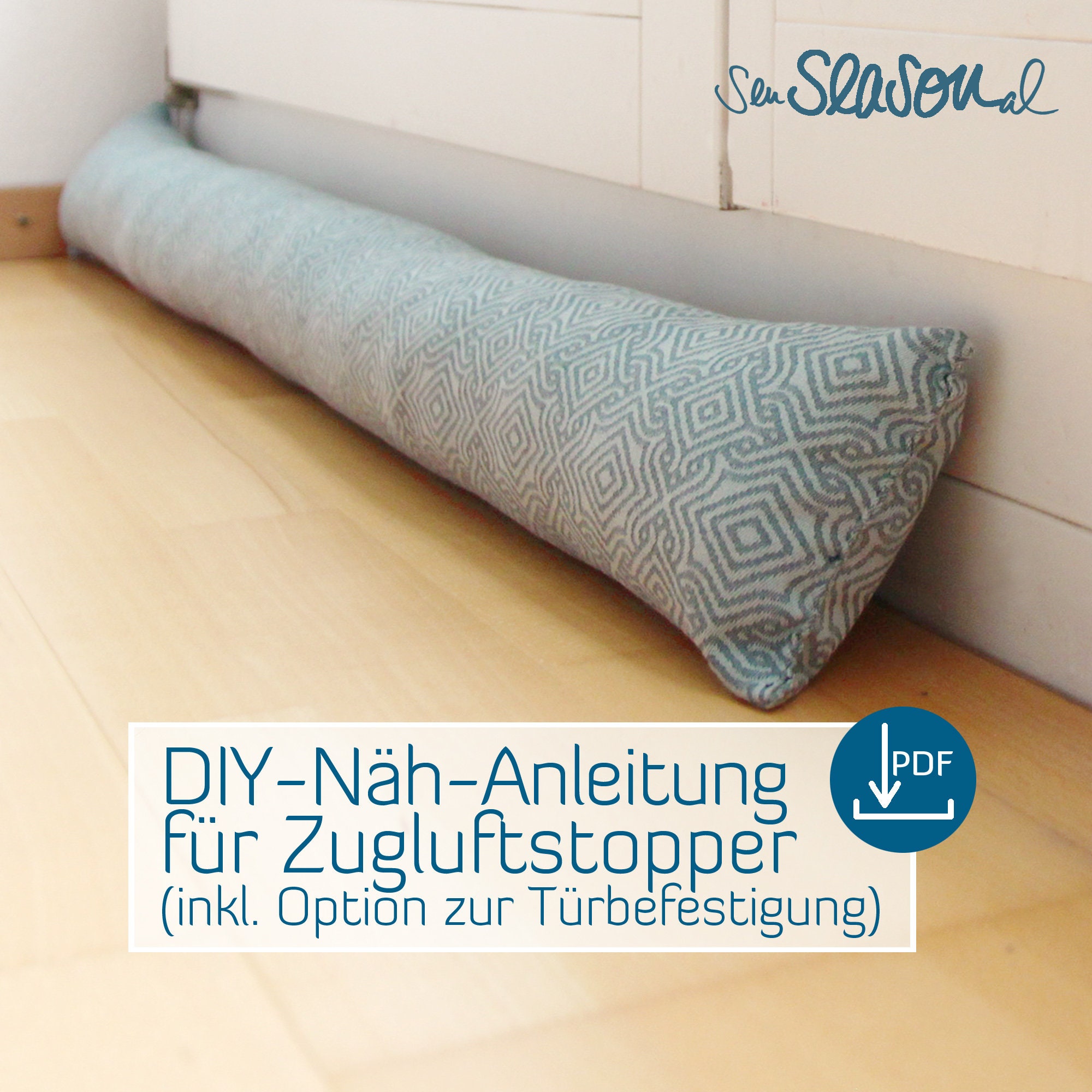 Do-It-Yourself Näh-Anleitung für Zugluft-Stopper für | Etsy