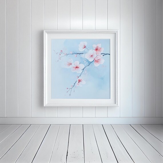 Cherry Blossom Print - Fine Art Print on Watercolour Paper