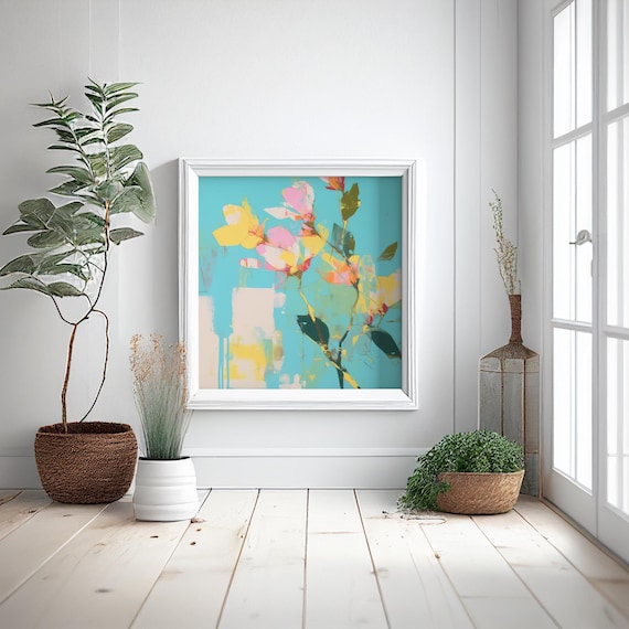 Magnolia Flower Painting - Framed Prints and Canvas Prints - Framed Canvas Flower Painting Flower Print Framed Flower Print