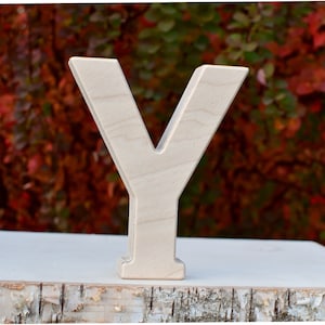 Letra de madera de 4 pulgadas, letras de madera de pie, decoración para habitación de niños, guardería, letras independientes, regalo de letras de madera