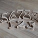 see more listings in the Wood Table Numbers section