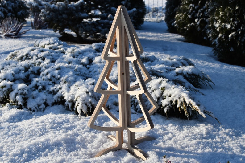 Modern Wood Christmas Tree Scandinavian Christmas Tree DIY | Etsy