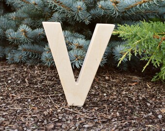 5 inches Wood Letter Free Standing Wood Letters Kids Room Nursery Decor Stand Alone Letters Wood Letters Gift