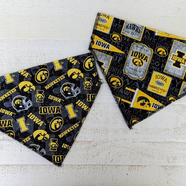 Iowa Hawkeyes Dog Bandana