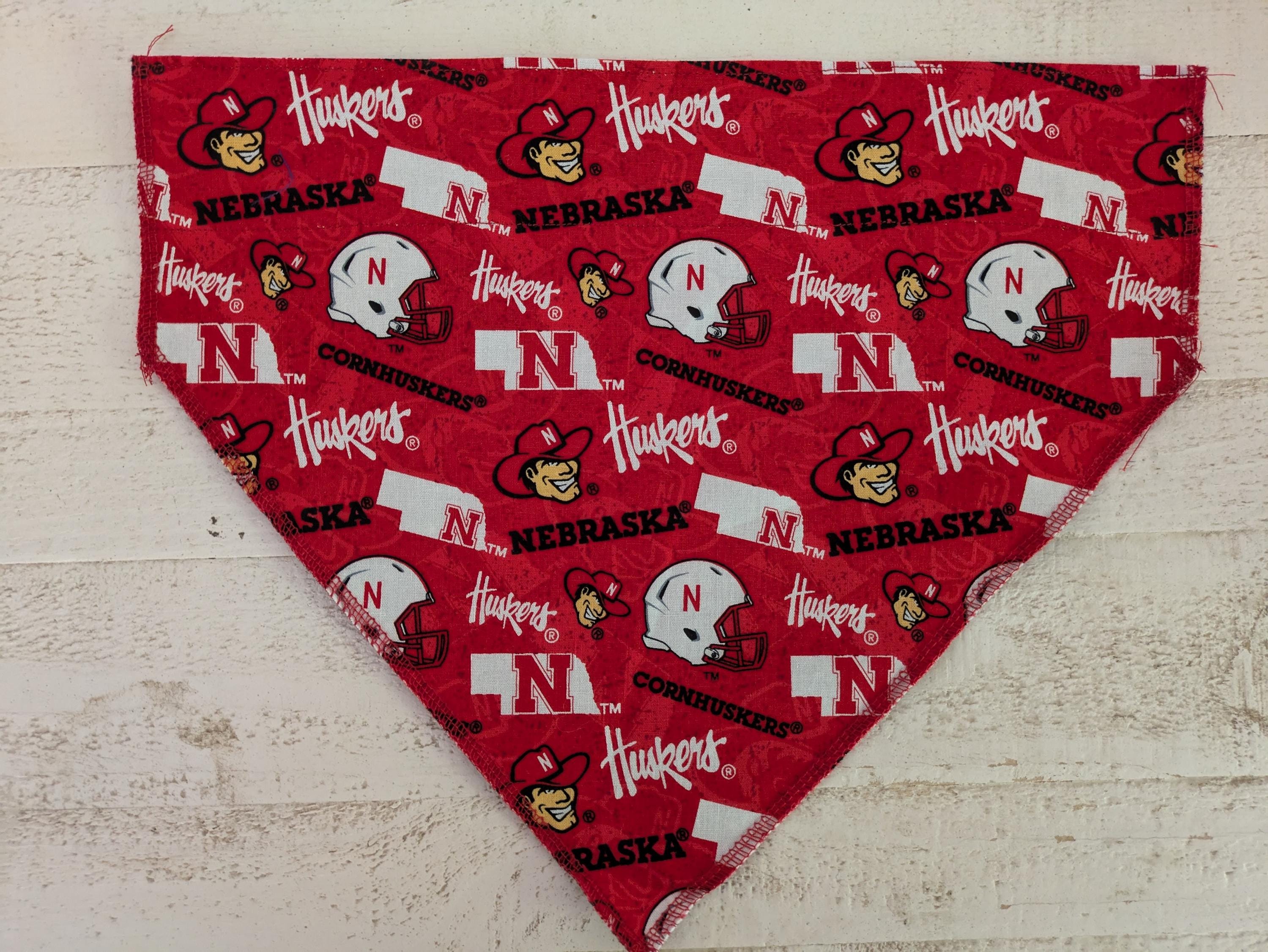 University Of Nebraska Huskers Dog Bandana - Made In USA