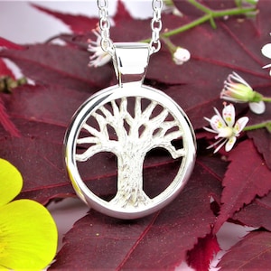 Sterling Silber 925 Baum des Lebens Anhänger