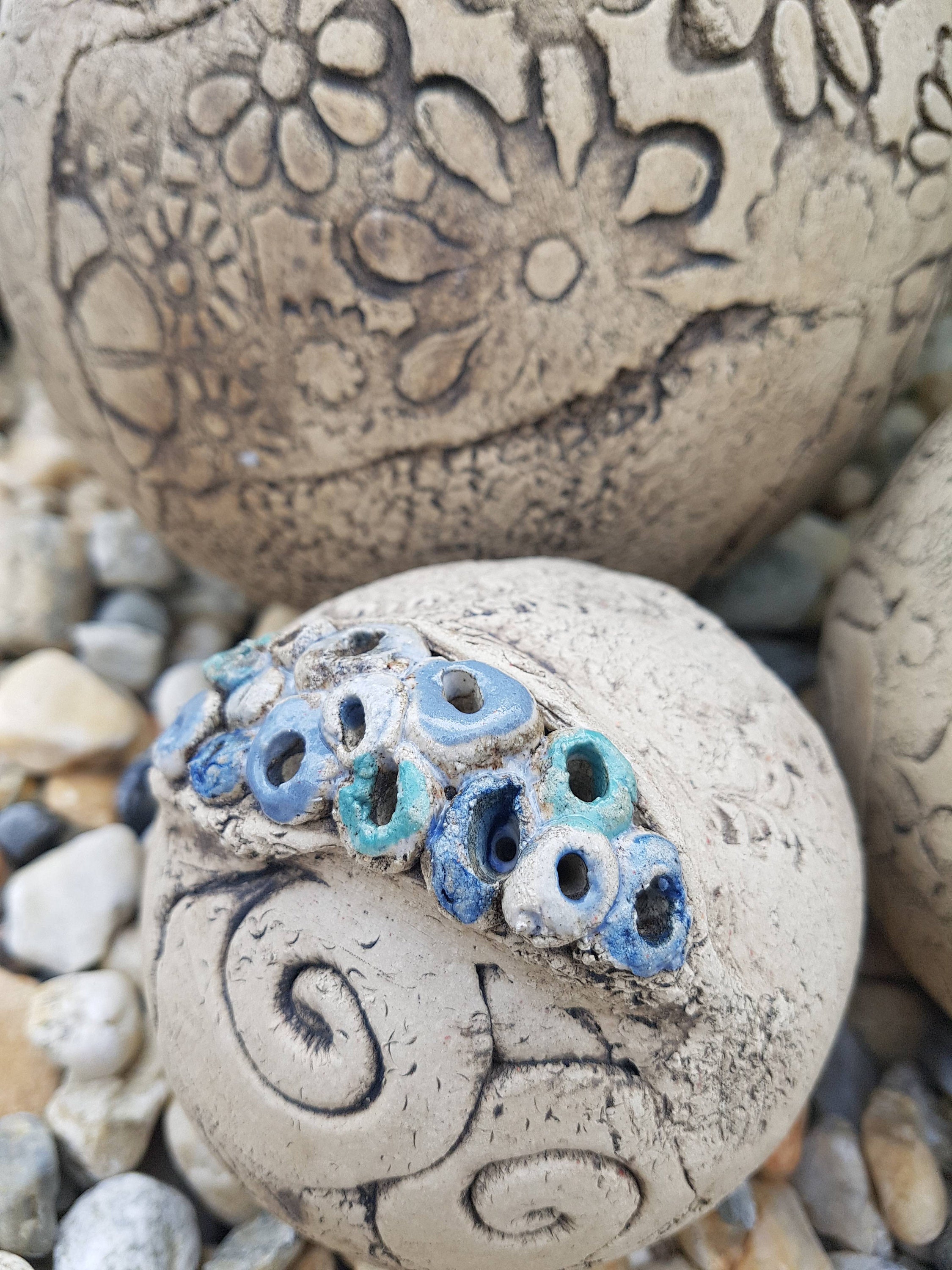 Ceramic ball ceramic garden art garden ball ceramic | Etsy