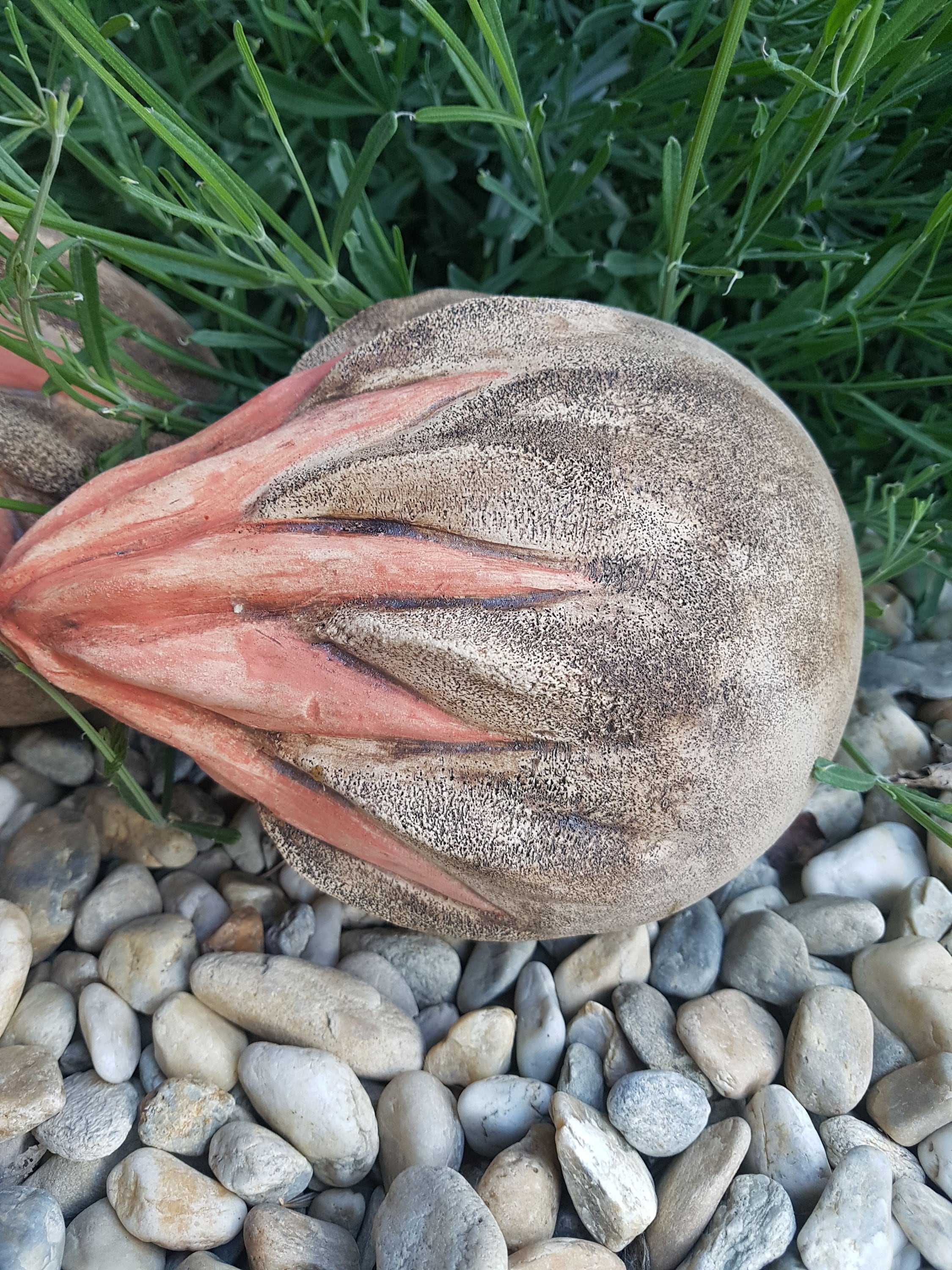 Ceramic ball, ceramic, garden art, garden ball, ceramic bud, frostproof