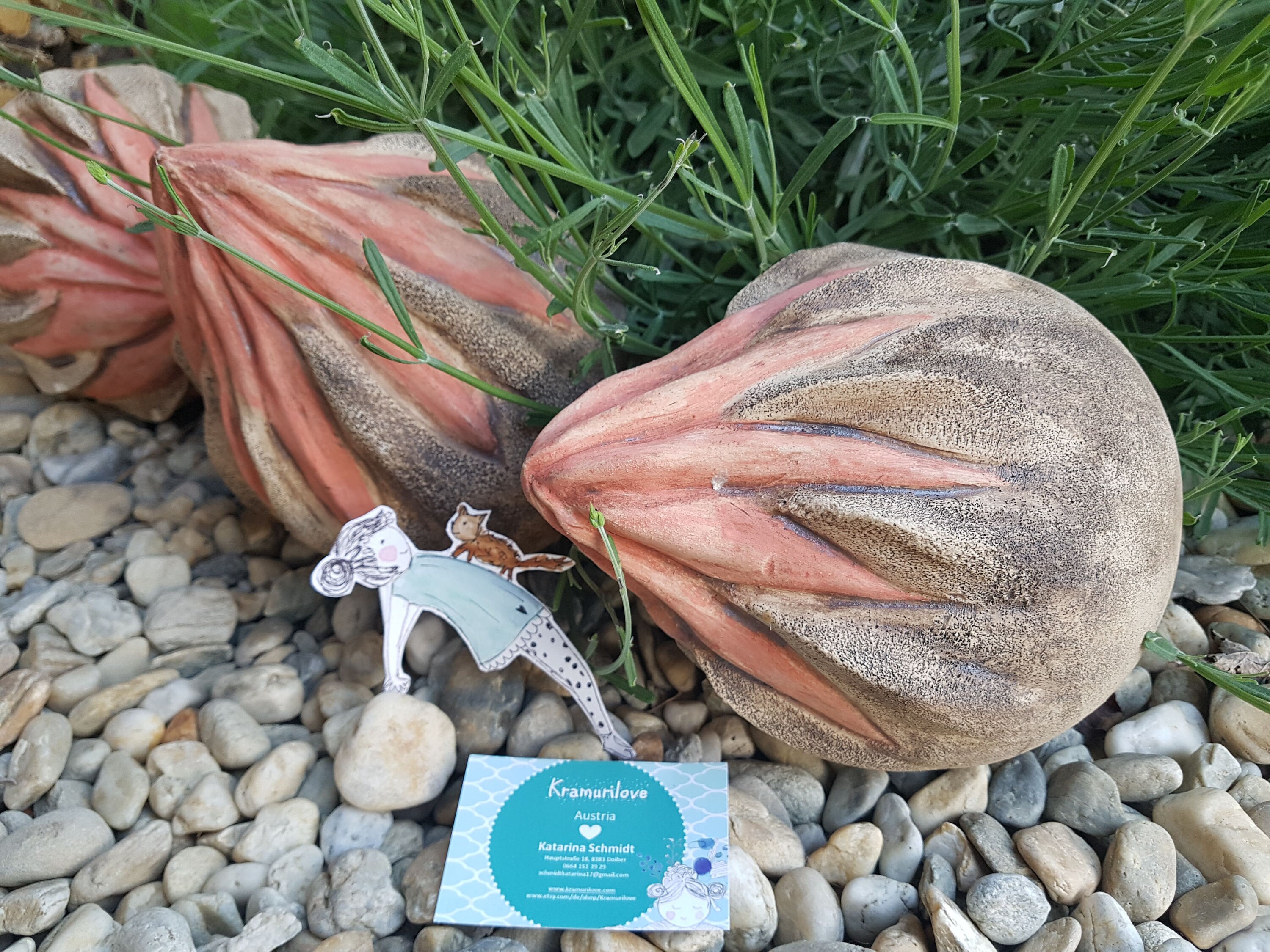 Ceramic ball, ceramic, garden art, garden ball, ceramic bud, frostproof