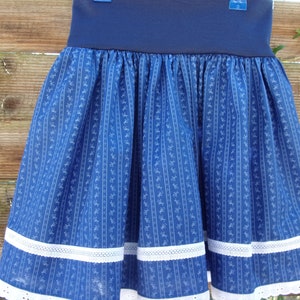 CHILDREN'S SKIRT-- BLUE--