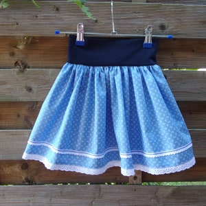 Children's skirt---light blue-