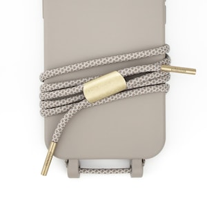 eilenna Removable chain and mobile phone case in CLAY with cord GINGER