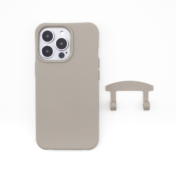 eilenna Einzelhülle mit austauschbaren Einzelclip Smartcase für iPhone und Samsung, SmartCase CLAY