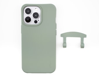 eilenna single case with interchangeable single clip Smartcase for iPhone and Samsung, SmartCase SAGE