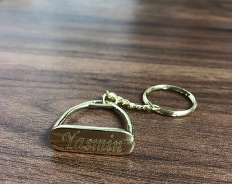 Horse Equestrian Lover Gift Keyring Clip Saccos