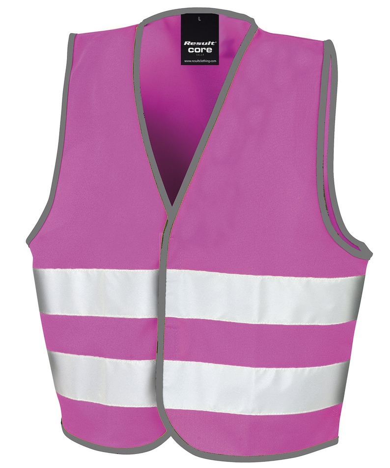 Kids Personalised Hi Vis Vests, Fluorescent Colours, Fab for Horse Riders, Runners, and Walkers Custom Text front and back Fast Delivery image 6