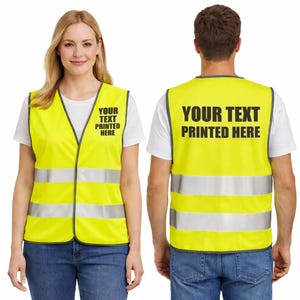 Personalised Hi Vis Vests  - Fab for Riders, Builders or Charity events