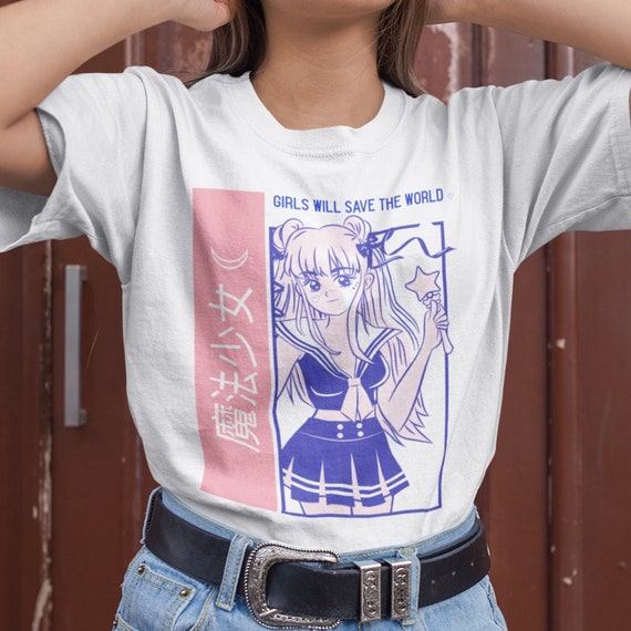 Anime Girl Half Sleeve Unisex TShirt  Dudeme