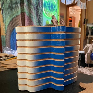 Jersey Shore Zen: Support and Balance with Our Flagship Creation Custom-made Beach Blocks for Outdoor Yoga Where the Yoga Prop Journey Began