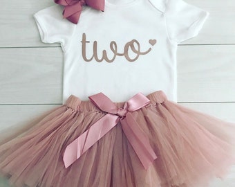Tutu Skirt Mini Dress Party Clothes Outfit Set Kids Baby Birthday Girl Vest Top