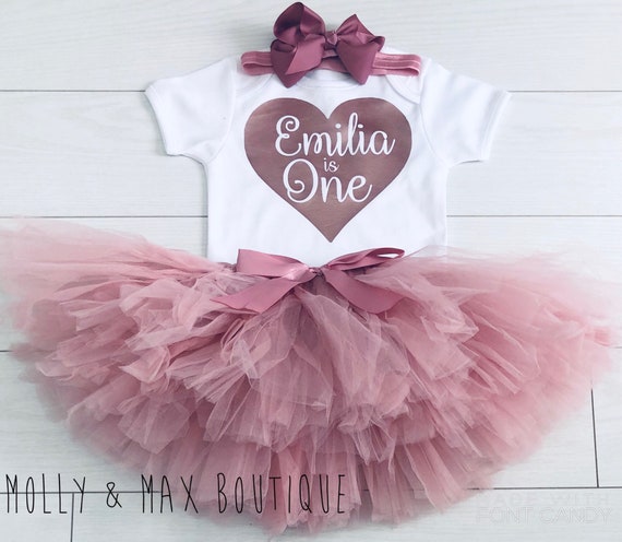 personalised first birthday outfit