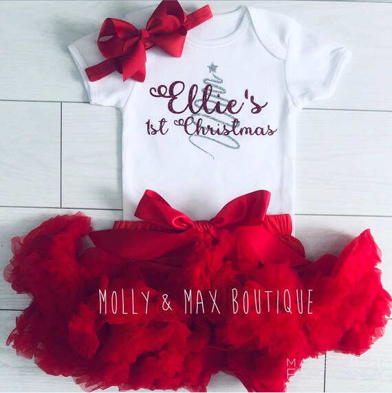 personalised my first christmas outfit