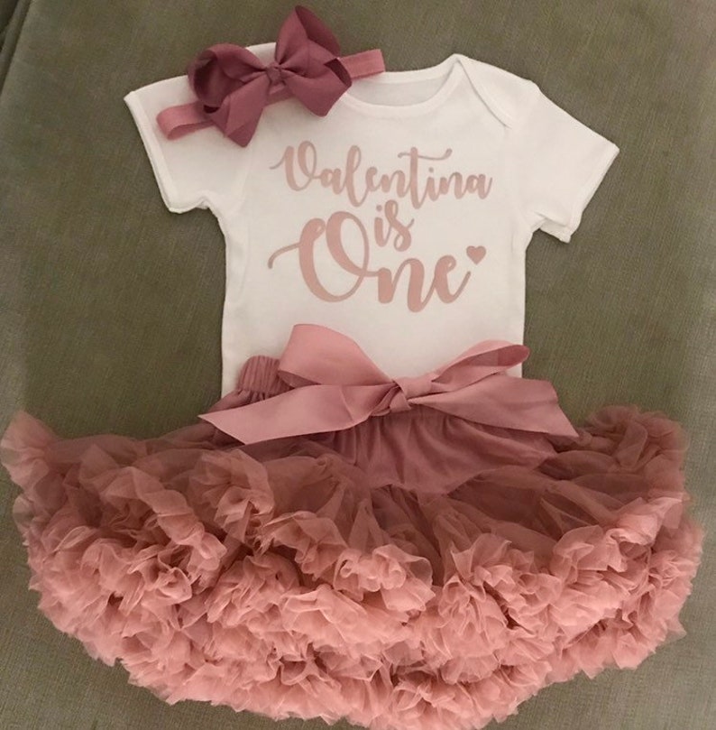 rose gold baby outfit