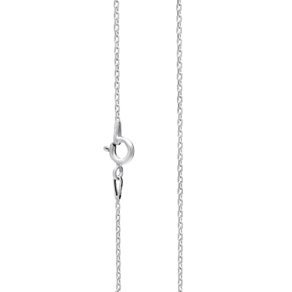 Sterling Silver 1.25mm Wide Cable Chain w/ Lobster Closure - Various Lengths Sterling Silver 1.25mm Wide Cable Chain w/ Lobster Closure - Various Lengths