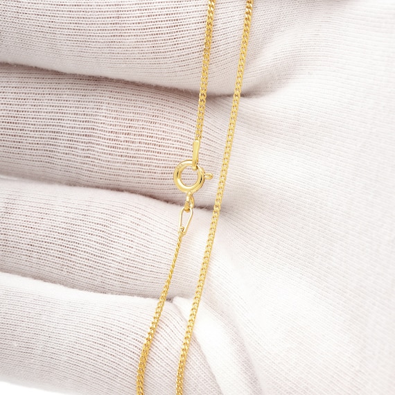 Thin 24k gold chain deals