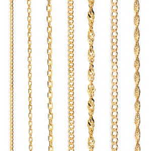 24K 995 Pure Gold Necklace for Women