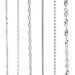 925 Sterling silver chain necklace for men or women in Various lengths 