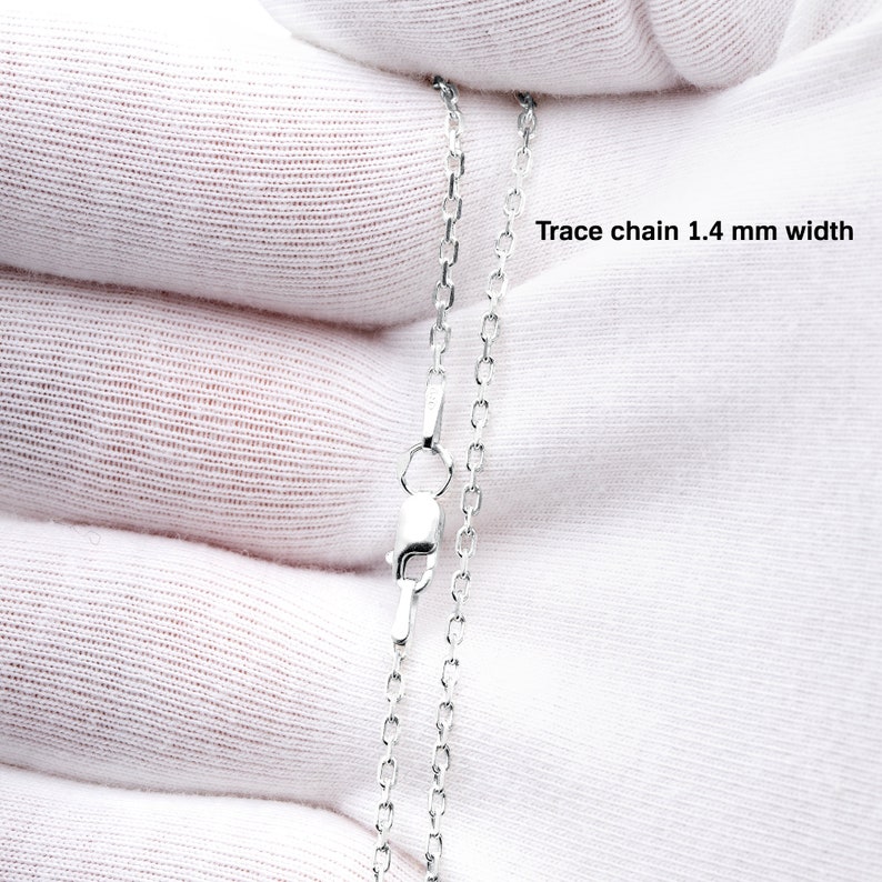 Collier chaîne en argent sterling 925 pour homme ou femme en différentes longueurs image 7