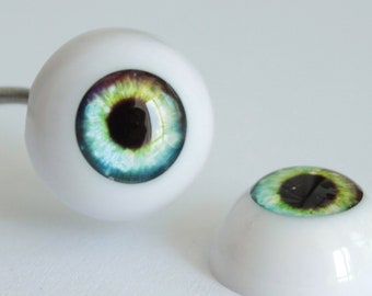 Puppenaugen BJD Realistische Acryl-Puppenaugen Ein Paar Größe 12 mm 14 mm 16 mm