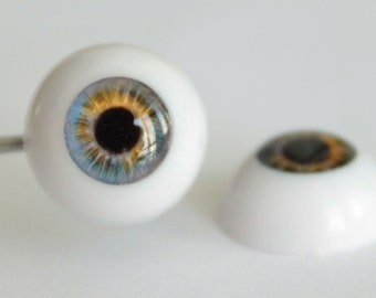 Puppenaugen BJD Realistische Acrylfarbene blaue Puppenaugen Ein Paar mit MAGIE Größe 14 mm 16 mm 18 mm 20 mm 22 mm