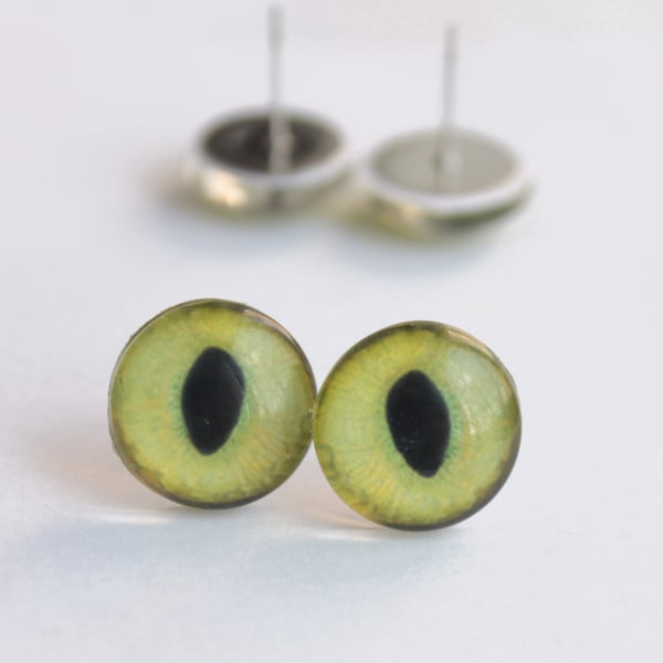 Glass Eyes for cat Taxidermy glass eyes for toy Cabochons eyes Glass eyes for animal toys Glass Eyes On Wire Pin Posts Needle Felting