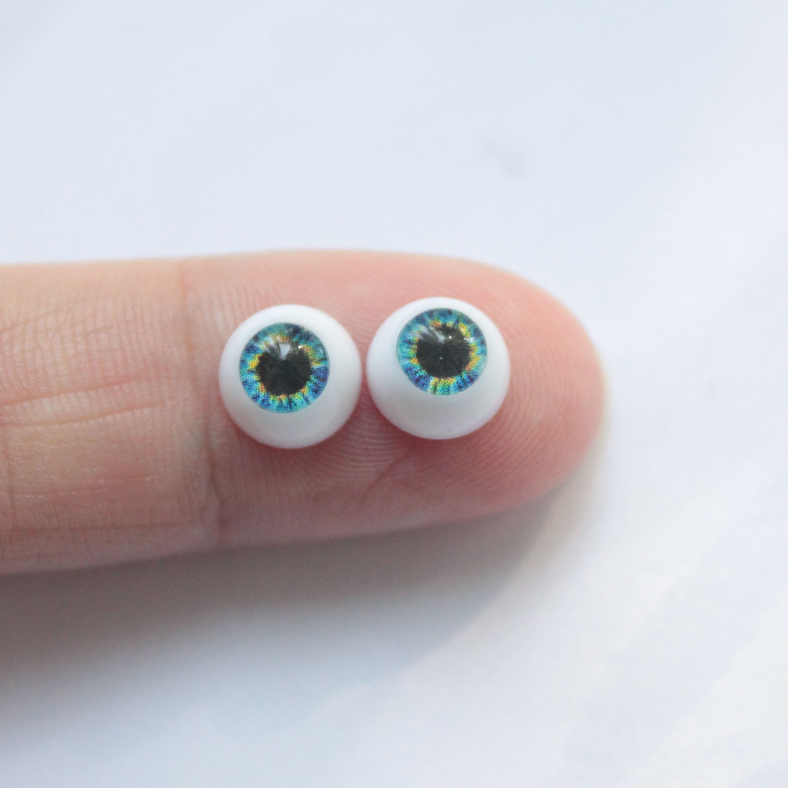 BJD Realistic Acrylic Doll Eyes One Pair with MAGIC sparkle Etsy