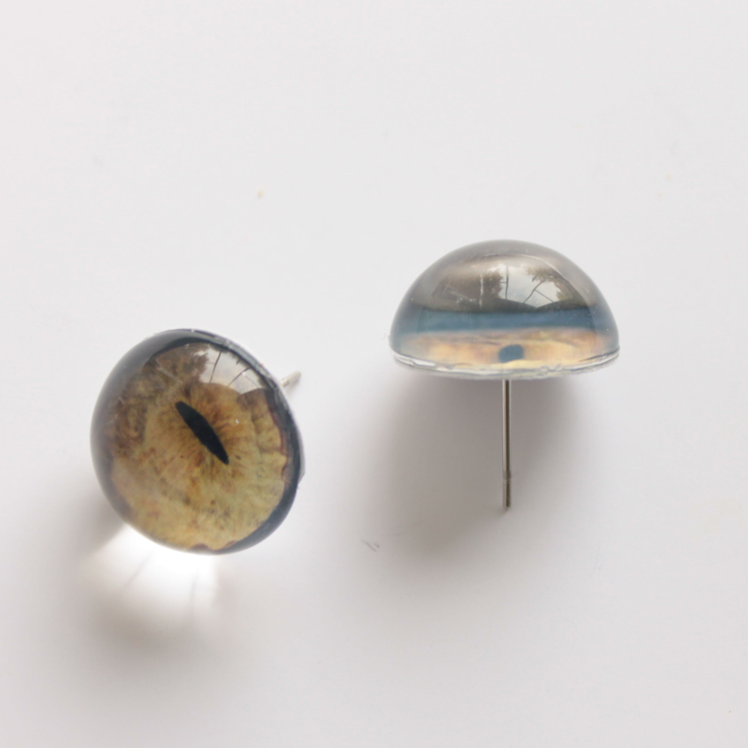 18 Mm Glass Eyes for Cat Taxidermy Glass Hemisphere Eyes Glass Etsy