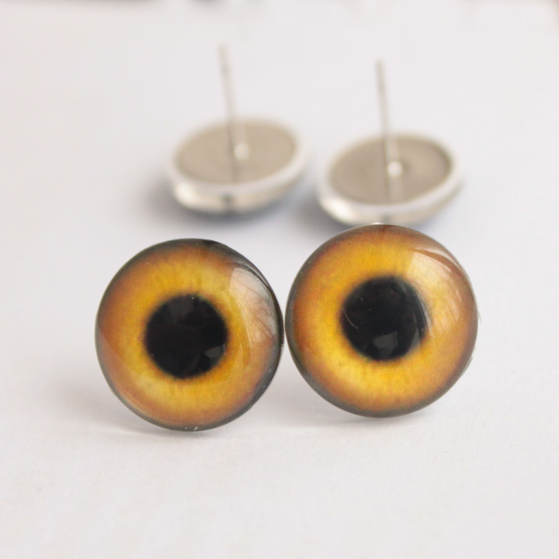 Yellow Owl Glass Eyes Taxidermy Glass Eyes for Toy Cabochons Etsy