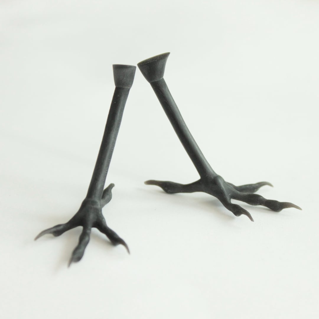 Black Realistic Plastic Bird Paws, for Toy, Animal Feet, Sparrow ...
