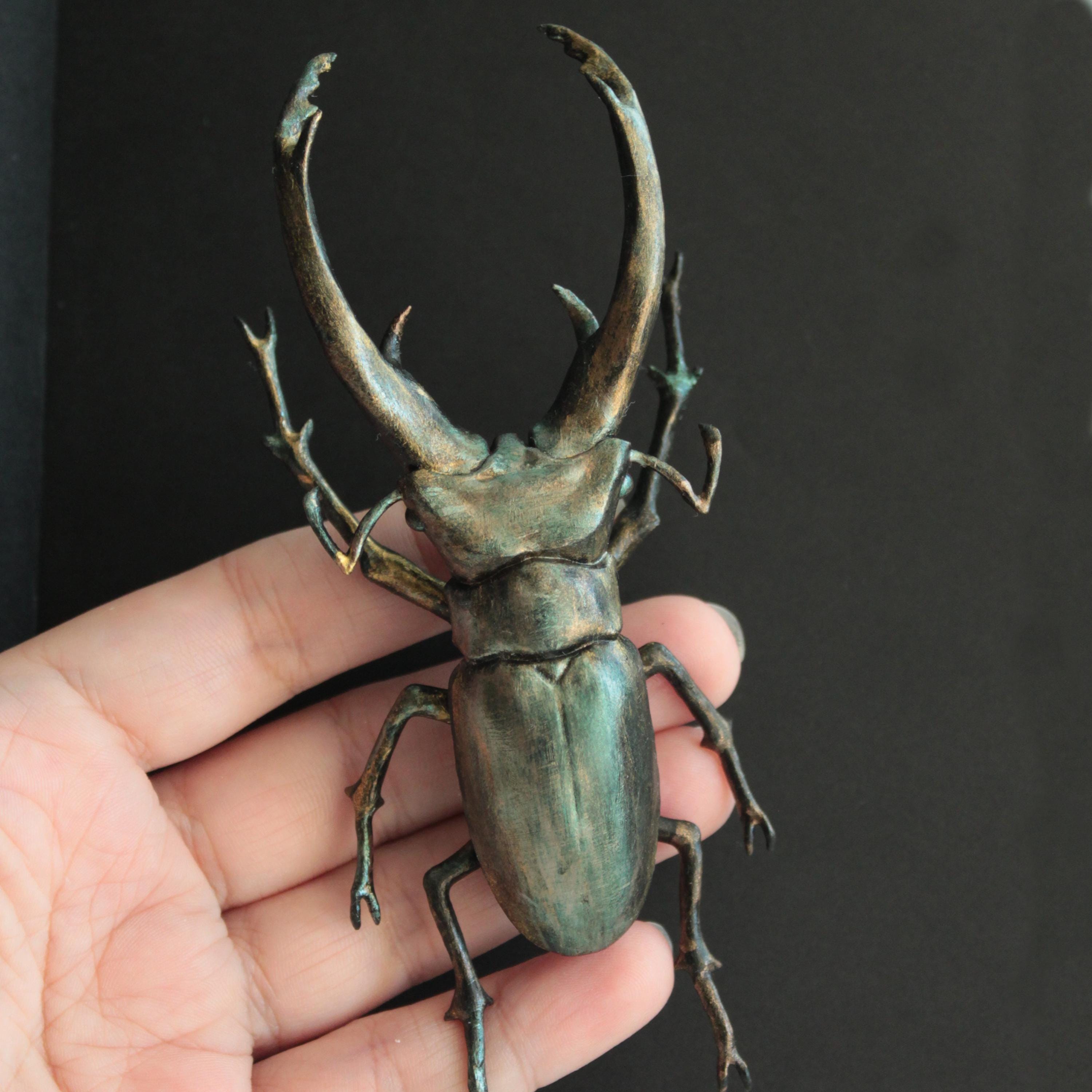 カブトムシの彫刻 - Etsy 日本