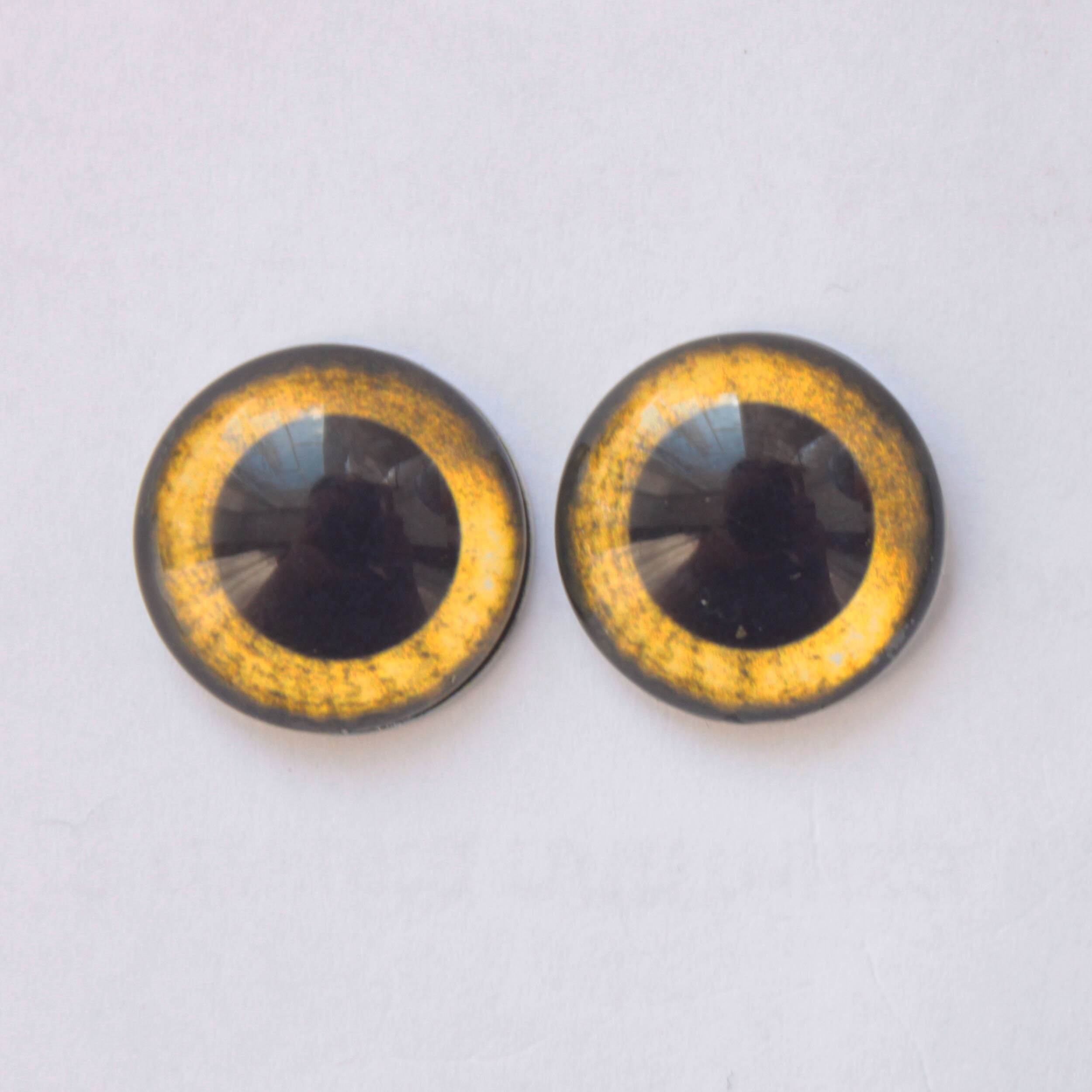 Yellow Glass Eyes for animal Taxidermy glass eyes for toy Etsy