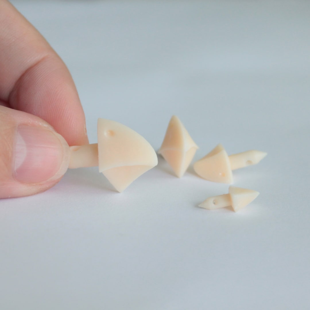 Realistic Plastic Beak Noses for Toy, Animal Noses, Sparrow, Owl Beak