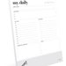 Daily Planner Notepad A5 Size, to Do List, Undated Daily Organizer ...