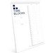 Hadigu Time Blocking Planner Notepad 10x7 Hardcover, Daily Time Box ...