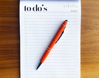 To Do List Notepad by Hadigu, To Do List Notebook A5 Size with Hardcover. Check List, To Do Notebook, Task Tracking Notepad, Daily To Do 's