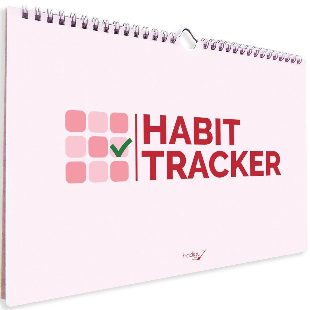 thumbnail image 2 of Hadigu Habit Tracker Calendar (Undated 12 Month) Colorful Motivational 2 of 13