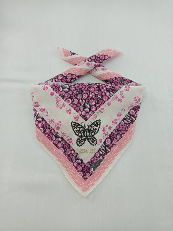 Vintage Anna Sui Neckerchief/Handkerchief/Bandana
